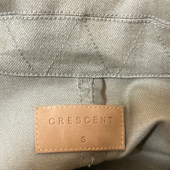 Crescent Size S Jacket Green Utility Field Chore Cotton Blend Balloon Barrel - Picture 3 of 11